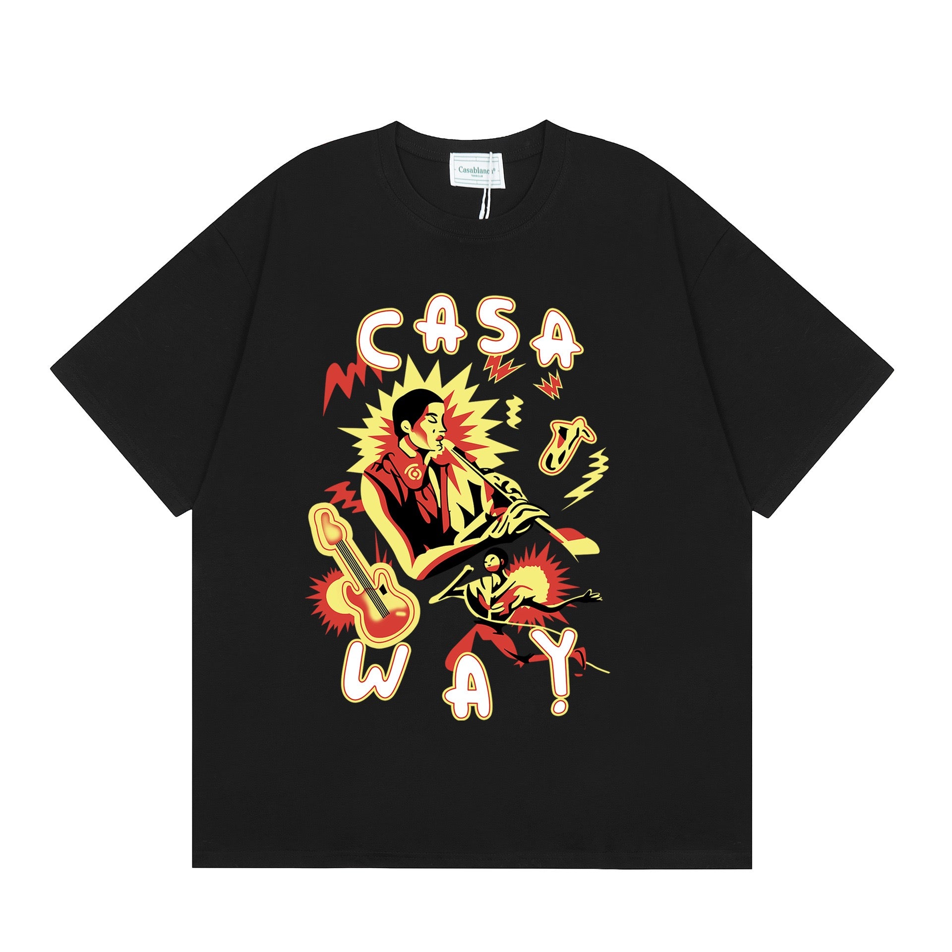 Casablanca Casa way Black Tee